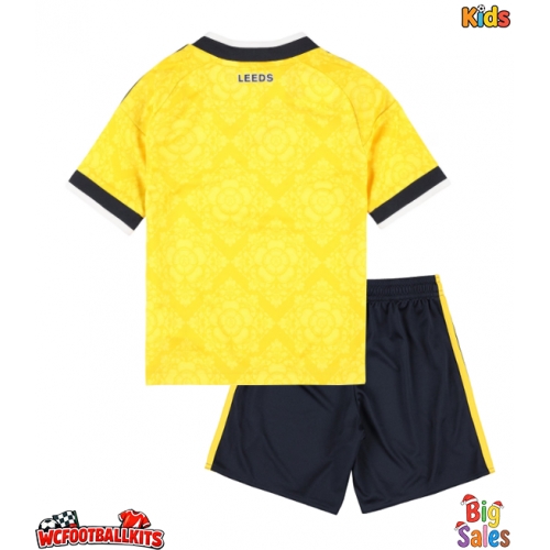 Leeds United Replica Away Stadium Kit for Kids 2026-27 Short Sleeve (+ pants)